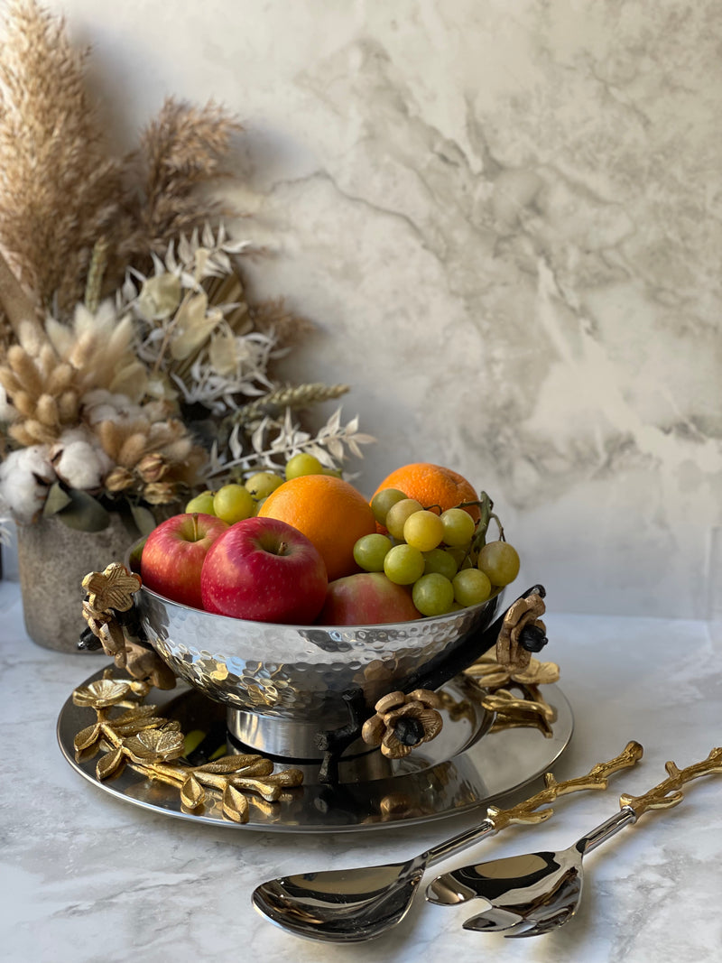 Silver And Gold Charger Plate.