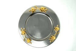 Silver And Gold Charger Plate.