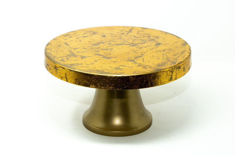 Gold Foil Effect Cake Stand.