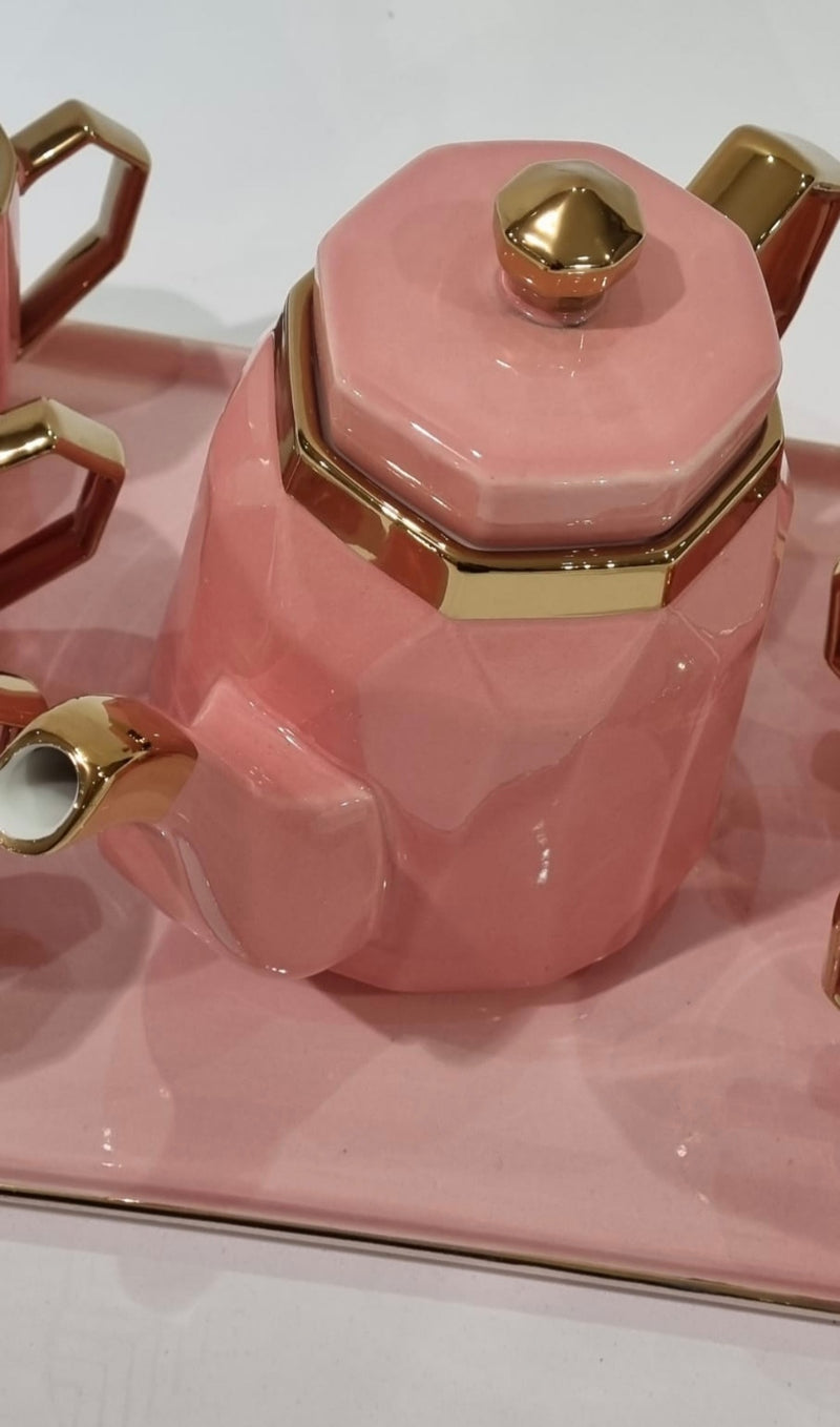 Coffee Cup Set - Pink